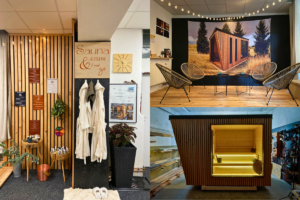 Sauna, která má duši, se prostě musí zažít. UKKO vás zvou do jejich showroomu — přijeďte si pro vůni dřeva a inspiraci. Zdroj: UKKO sauny