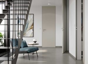 Dveře CLEVER, skrytá zárubeň AKTIVE Foto: JAP FUTURE