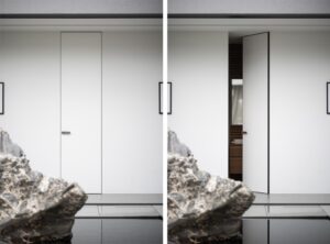 Dveře MASTER ve skryté zárubni AKTIVE lze vyrobit až do výšky 3 700 mm Foto: Lukáš Pelech