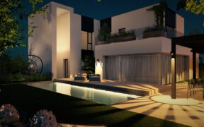 Zahrada nebo terasa musí sloužit celoročně, ale také ve dne i v noci. Vyhřívání a osvětlení s připojením na chytrou domácnost je standardem.