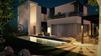 Zahrada nebo terasa musí sloužit celoročně, ale také ve dne i v noci. Vyhřívání a osvětlení s připojením na chytrou domácnost je standardem.