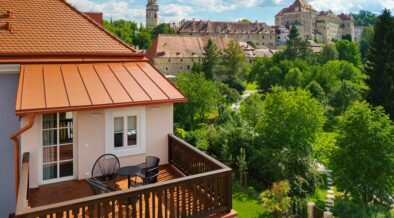 Rezidence Latrán 86 s terasou a výhledem na českokrumlovský zámek